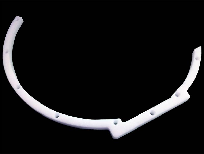 anello in Delrin, POM-C, resina acetalica - larghezza 13 mm - lavorazione tecnopolimeri a Bergamo, vicino a Milano, Brescia e Padova